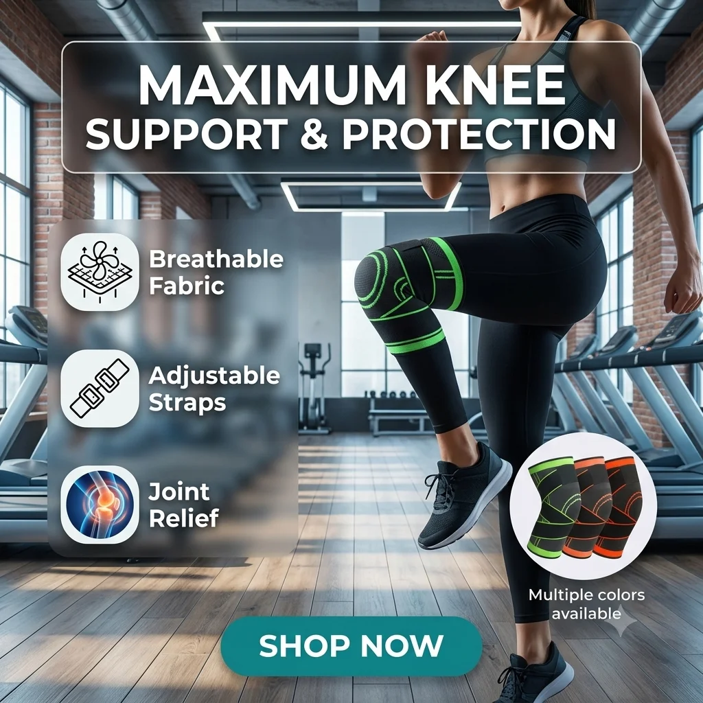 Premium 3D Adjustable Knee Support Brace - Image 3