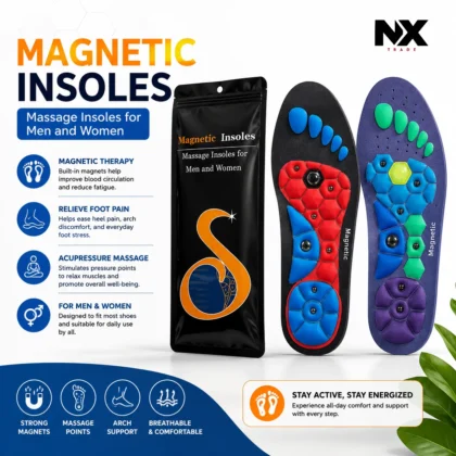 Premium Magnetic Acupressure Massage Insoles